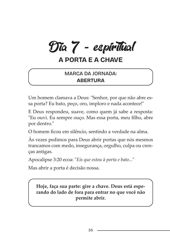 Página do Dia 7 — A Porta e a Chave